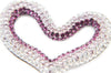 Diamond Heart Shape Pendant in 935 Silver